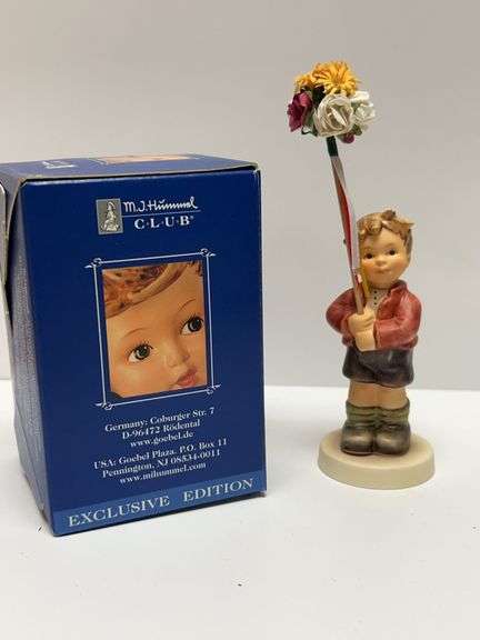 M.I. Hummel Club Exclusive Figurine Ferdinand Spring Gifts Hum 2273 2008-2009 with Original Box Goeb
