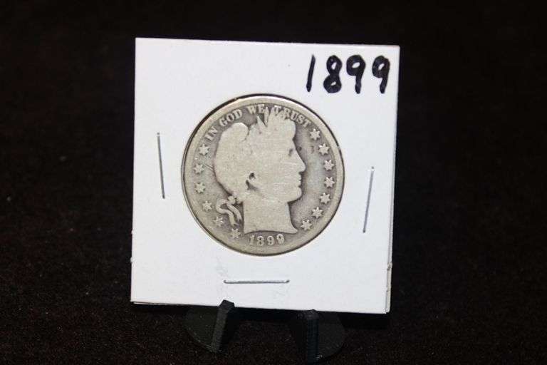 1899 U.S. Barber Silver Half Dollar