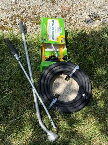 Garden Hose, Oscillating Sprinkler & Watering Wands