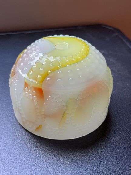Vintage Slag Glass Light Shade
