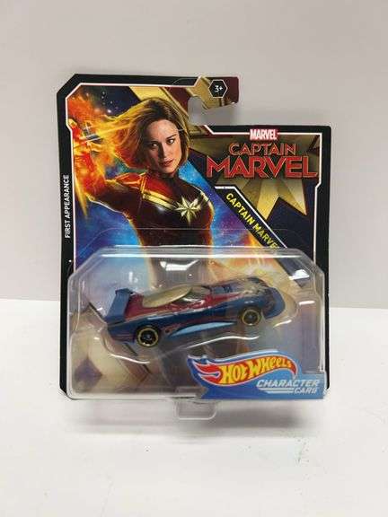 Hot Wheels Character Cars Marvel Captain Marvel First Appearance Die-Cast, Mattel FYV04, 2018, Seale