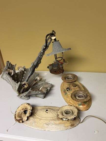 Vintage Lighting Parts & Art Deco Light Fixtures for Restoration