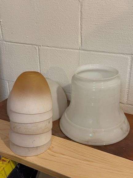 Vintage Glass Lamp Shades