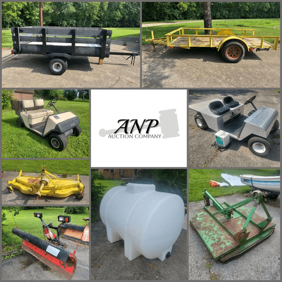 Utility Trailers, Golf Carts, JD Bush Hog & More!
