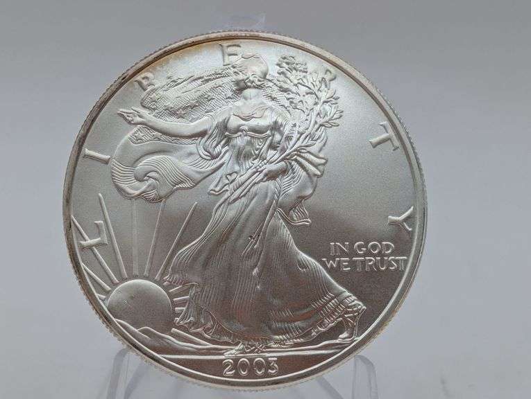2003 American Silver Eagle $1 Brilliant Uncirculated (1 oz Fine Silver, Type 1 Reverse)