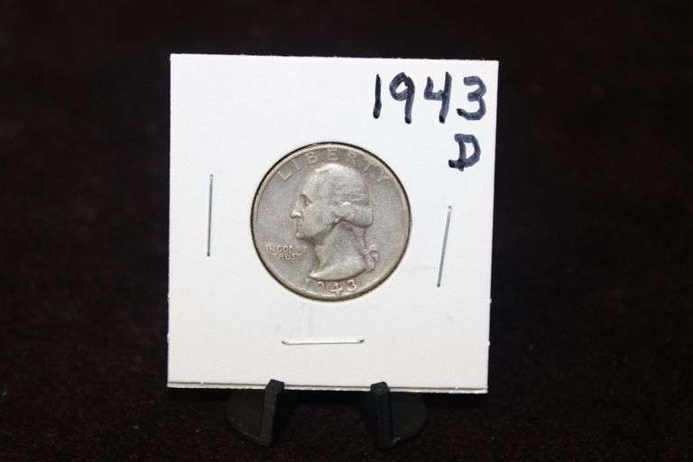 1943-D U.S. Washington Silver Quarter