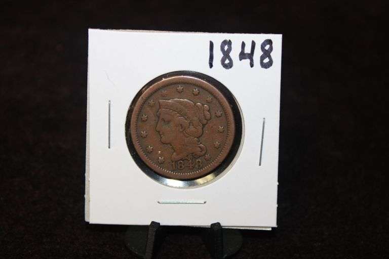 1848 U.S. Liberty Head Large Cent