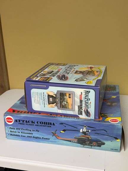 RealFlight RC Flight Simulator & Cox Attack Cobra Helicopter Kit
