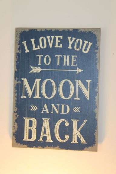 Moon And Back Sign