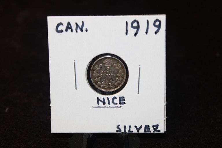 1919 Canada Silver Five Cents