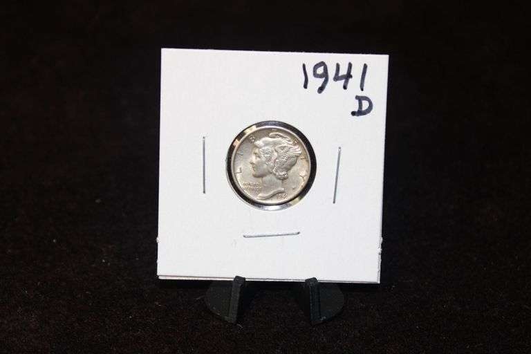 1941-D U.S. Mercury Silver Dime