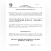 Thumbnail image of Residential Property Disclosure (MANUFACTURED HOME ONLY)