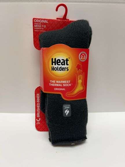 Heat Holders Original Thermal Socks for Men’s Shoe Size 7-12, Ladies 8-13, Brushed Inner, TOG 2.3 Te
