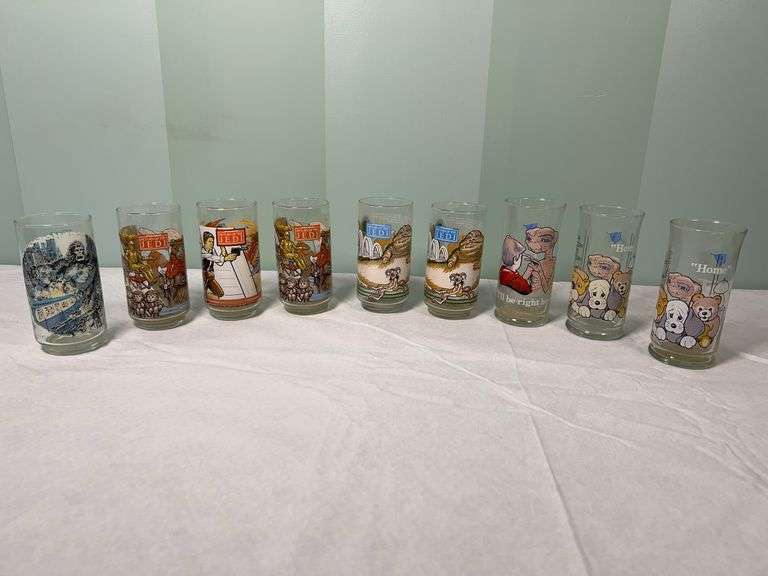 ET & Return of the Jedi Collector Glasses
