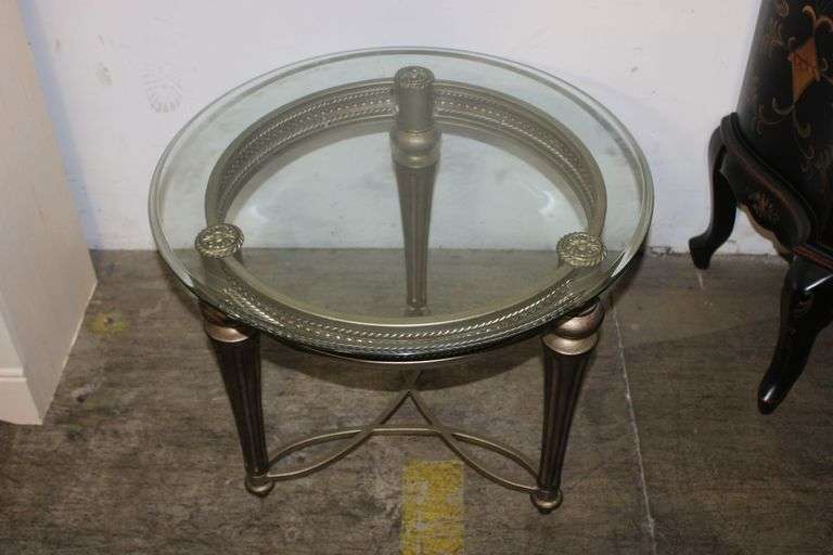 Glass Side Table