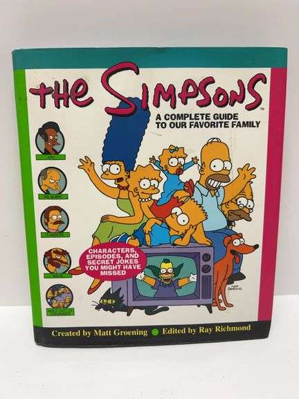 The Simpsons: A Complete Guide to Our Favorite Family First Edition 1997, Matt Groening, HarperColli