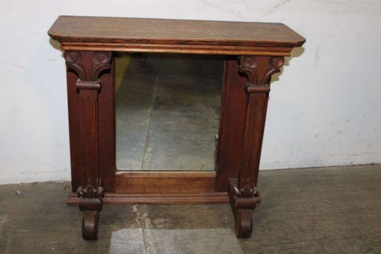Antique Victorian Mantel Mirror