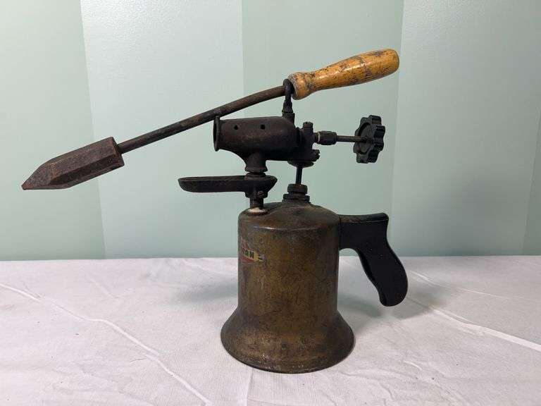 Antique Craftsman Torch w/ Iron