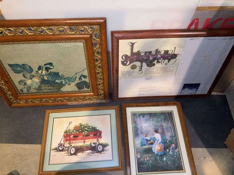 Framed artwork