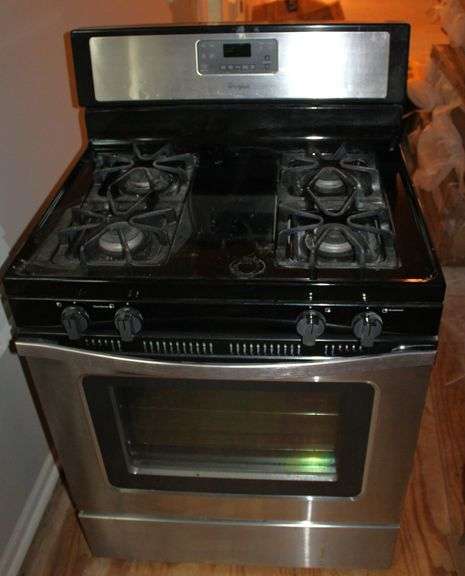Whirlpool Gas Range with Oven and Storage