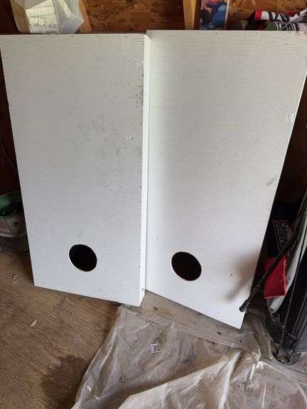 Painted Wooden Cornhole Boards