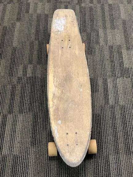 Kryptonics 36-Inch Longboard Skateboard With 65mm Kryptonics Wheels, Eye Graphic Deck, Used Conditio