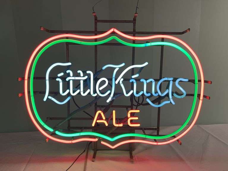 VTG Little Kings Ale Neon Sign