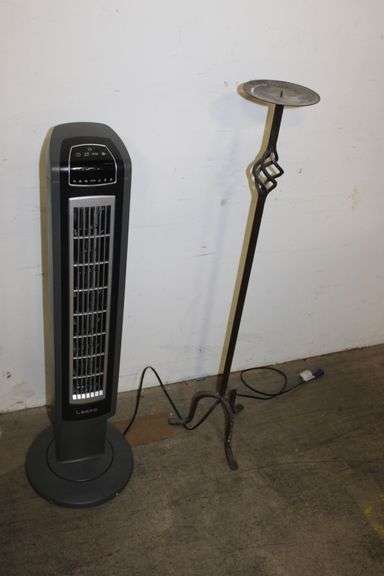 Lasko Tower Fan & Wrought Iron Candlestick