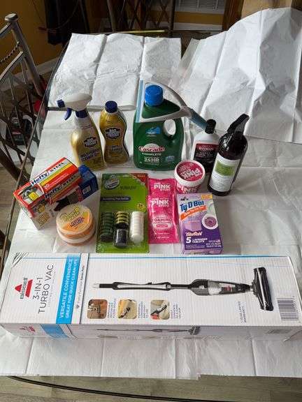 Bissell TurboVac & NIB Household Cleaning Supplies