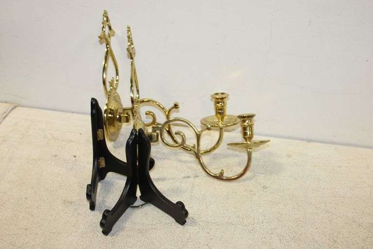 Brass Wall Sconce Candle Holders & Display stands