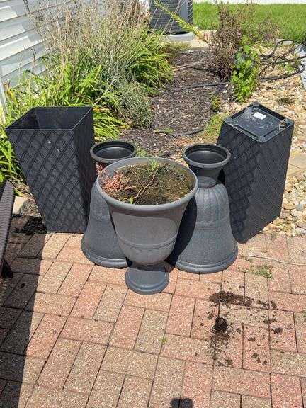 Assorted Outdoor Garden Planters