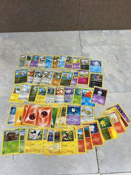 50+ Pokémon Trading Cards With Holofoils, Trainer Cards, and Energy Cards Assorted Sets
