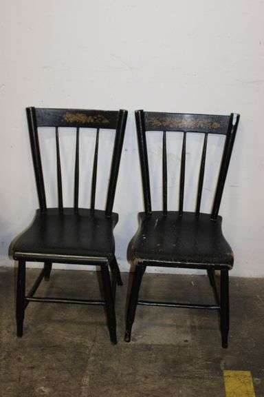 Stenciled Chairs