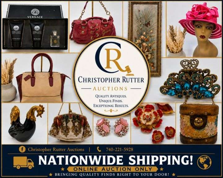 Vintage Treasures & Designer Finds Online Auction – Lucite & Vintage Handbags, Coach, Jewelry, Art, Décor & More
