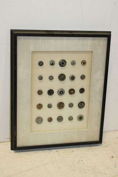 Vintage Button Display