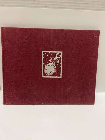 The Polar Express by Chris Van Allsburg, 1985 Houghton Mifflin, Hardcover First Edition Library Copy