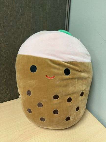 Original Squishmallows Plush 12-Inch Strawberry Topped Cookie Character Stuffed Toy, Barcode 7346895