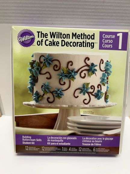 Wilton Method of Cake Decorating Course 1 Building Buttercream Skills Student Kit, Complete Set New 