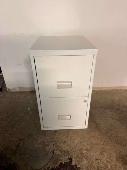 Two drawer filing cabinet