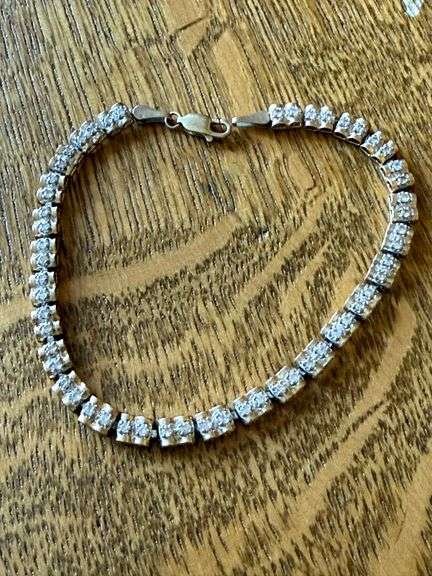 10K Gold Tennis Bracelet