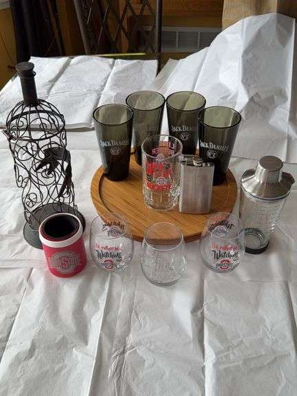 Ohio State & Jack Daniel's Barware Collection
