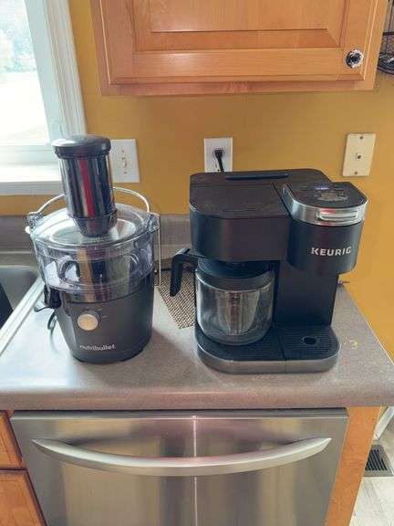 Keurig Coffee Maker & Nutribullet Juicer