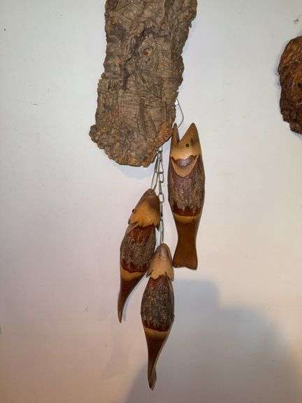 Wooden fish art