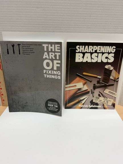 2 Reference Books: "The Art of Fixing Things" (2011) and "Sharpening Basics" (1991, Spielman)