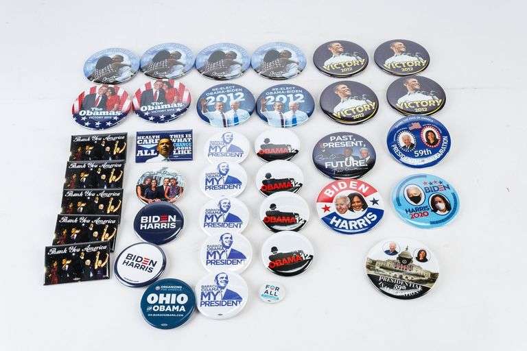 Democratic Political Campaign Buttons