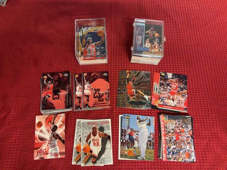 Collection of Michael Jordan Basketball Cards