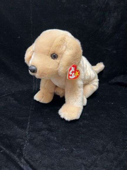 Ty Beanie Buddies Collection Fetch 1999 Plush Dog Original Tags, Retired December 1998 Variant
