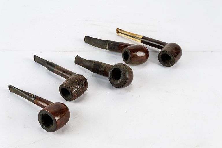 5 Vintage Tobacco Estate Pipes