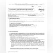 Thumbnail image of Auction Ohio RE Purchase Contract EXAMPLE