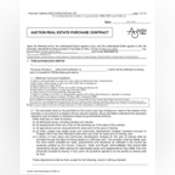 Thumbnail image of Auction Ohio RE Purchase Contract EXAMPLE 